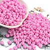 Imitation Jade 3/0 Glass Seed Beads SEED-Z001-A-B07-1