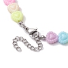 Acrylic Beaded Kids Necklaces NJEW-JN04708-02-5