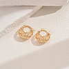 Elegant Geometric Bowknot Hoop Earrings EM8597-2-1