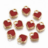 Alloy Enamel Charms ENAM-S126-015C-RS-1