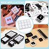 Rectangle Plastic Organizer Lid Boxes CON-WH0085-135A-5