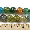 Faceted Natural Agate Beads Strands G-F447-12mm-E-5