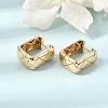 Brass Hoop Earrings KK-CBACA55-19G-4
