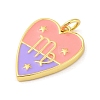 Brass Enamel Pendants LS-KK-Z077-01G-09-2