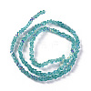 Electroplate Glass Beads Strands EGLA-E057-01A-03-2