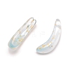 Gold Sand Lampwork Beads LAMP-WH0008-01C-1