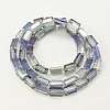 Electroplate Glass Beads EGLA-J023-8x4mm-02-2