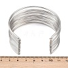 Spring 304 Stainless Steel Open Bangles for Women BJEW-K288-02B-P-2