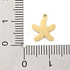 Ion Plating(IP) 304 Stainless Steel Charms STAS-N103-194G-05-3