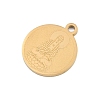 Buddhist 304 Stainless Steel Pendants SA-CBAE30B-02B-G-2