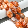 Natural Red Botswana Agate Beads Strands G-G117-A05-06-2