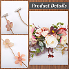 6Pcs Cloth & Alloy & Plastic Headbands OHAR-CY0001-05-5