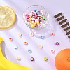 100Pcs 2 Styles Handmade Polymer Clay Beads CLAY-FP0001-11A-1