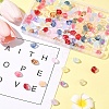 120Pcs 11 Colors Transparent Spray Paint Glass Beads GLAA-FS0002-12A-7