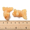 Natural Topaz Jade Carved Healing Goldfish Figurines DJEW-D012-08D-3