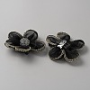 Lace & Plastic Detachable Shoe Buckle Clips FIND-WH0423-74B-2