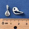 Brass Clip-on Earring Findings KK-F907-09S-4