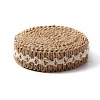 Braided Burlap Ribbon OCOR-WH0073-77-2