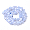 Natural Blue Lace Agate Beads Strands X-G-Q952-22-6x8-3
