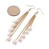 Natural Pearl Beads Dangle Earrings EJEW-JE05413-01-2