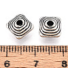 Tibetan Style Alloy Beads TIBE-N013-07AS-3