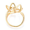 Flower Brass Cup Peg Ring Settings KK-N274-39G-3