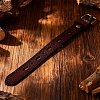 Alloy Cowhide Cord Bracelets for Women Men BJEW-WH20007-15A-4
