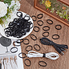 100Pcs Silicone Cable Ties FIND-SP0005-36-4