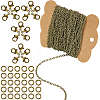 DIY Iron Chains Necklaces Making Kits DIY-SC0029-14D-1