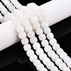 Dyed Natural White Jade Beads Strands G-T138-S01-1