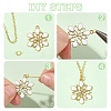 Barrel Plating Alloy Enamel Pendants ENAM-YW0002-57-2