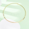 3MM 201 Stainless Steel Wire Choker Necklace NJEW-Z098-04G-4