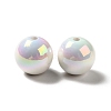 UV Plating Rainbow Iridescent Acrylic Beads LS-X-PACR-D070-01F-2