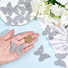 Resin Rhinestone Hotfix Rhinestone Iron on/Sew on Cloth Patches DIY-WH20063-030G-3