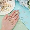   168Pcs 7 Colors Alloy Open Back Bezel Pendants FIND-PH0018-77-3