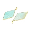 Natural Flower Amazonite Faceted Big Pendants G-L623-04G-01-2