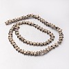 Electroplate Non-magnetic Synthetic Hematite Bead Strands G-F300-24B-F06-2