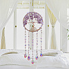 Iron & Brass & Crystal Glass Sun Catcher Pendants HJEW-K049-01-1