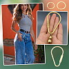 12Pcs 3 Styles Brass Keychain Clasps KK-PH0011-22-6