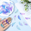 120Pcs 120Pcs 8 Colors Plastic Pendants FIND-SC0020-72-3