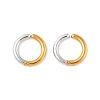 304 Stainless Steel Clip-on Earrings EJEW-Z014-01G-GP-1
