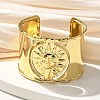 304 Stainless Steel Cuff Bangles BJEW-C095-02G-2