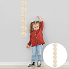 Hexagon Wood Measuring Growth Chart Rulers TOOL-WH0136-124B-7