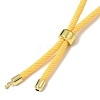 3MM Adjustable Round Nylon Braided Cord Bracelet Making FB-CBAA152-04G-26-3