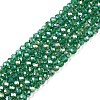 Electroplate Glass Beads Strands EGLA-A044-T2mm-B18-1