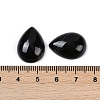 Natural Black Banded Agate(Dyed & Heated) Cabochons G-H094-01A-28-3