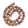 Natural Rhodonite Beads Strands G-I376-A32-01-2