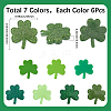 42Pcs 7 Colors Opaque & Transparent Resin Cabochons RESI-SP0001-65-2
