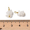 Natural White Jade Pendants KK-P242-31G-03-3