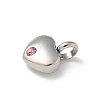 304 Stainless Steel Rhinestone Pendants LS-STAS-R139-01P-04-2
